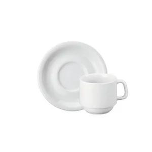 Jogo 6 Xícaras De Chá 200ml Com Pires Porcelana Schmidt