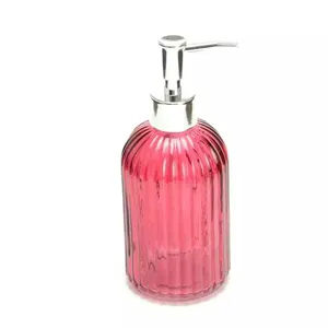 Porta Sabonete Líquido Le Fresh Vidro 420ml Cores Diversas - Item Sortido