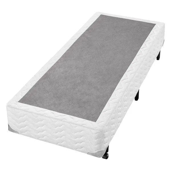 Base Box para Colchão Solteiro AmericanFlex Topázio Gel 24x88x188 cm Branco