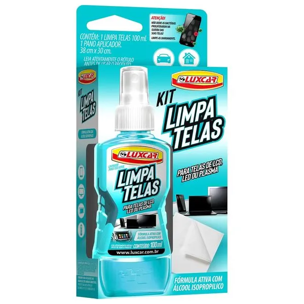 Kit Limpa Telas Spray 4780 100ml Luxcar
