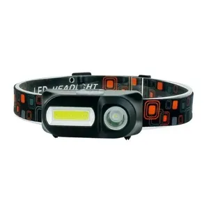 Lanterna Cabeça Capacete Recarregavel Led T6 + Cob