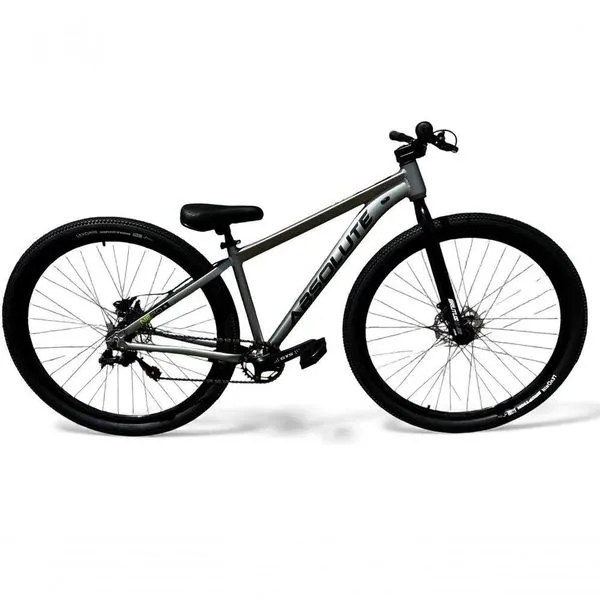 Bicicleta aro29 Absolute Nero 5 Freeride K7 Single Freio Hidraulico Shimano Mt200 Garfo Rigido Cinza