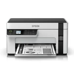 Multifuncional Tanque de Tinta Epson EcoTank M2120 Wireless Impressora, Copiadora e Scanner Branco / Bivolt