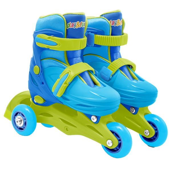 Kit Patins Roller Azul 28-31 CV244124 Play&Fun