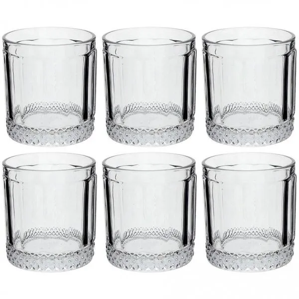 Conjunto de Copos Baixos L`Hermitage Splendor 330 ml 6 Peças Transparente