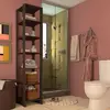 Armário Closet Slim Yes 6 Prateleiras Nova Mobile Grafite