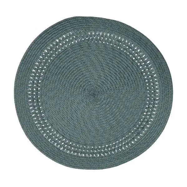 Jogo Americano Flor Arte Luna em Polipropileno Verde 38cm 1 Peça