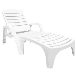 Espreguiçadeira Copacabana Branco para Relaxamento ao Ar Livre