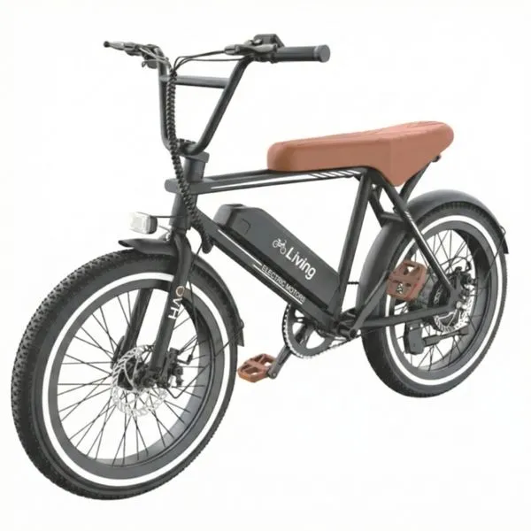 BICICLETA ELÉTRICA LIVING GIL PRETA - MONTADA