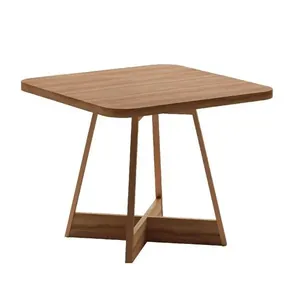 Mesa De Jantar Quadrada 90 Cm átria 1593 Carraro Nogal/rose