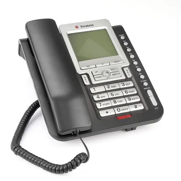 Telefone de Mesa CaptaTop ID Viva Voz Ibratele Preto