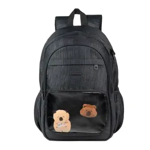 Mochila Escolar Feminina BG Charms Preta U / Preto