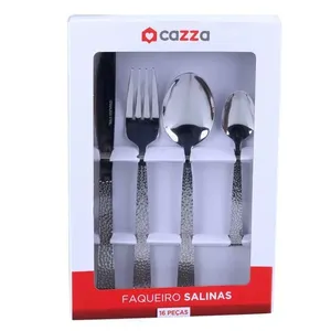 Faqueiro com 16 Peças Inox Salinas Cazza