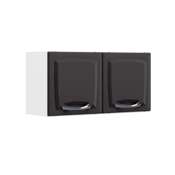 Armário Aéreo Grafite 2 Portas Gel New Premium