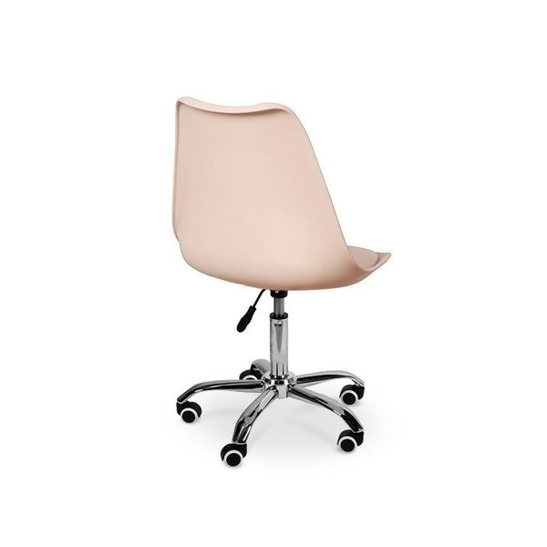 Cadeira Eiffel Office Base Giratória Nude