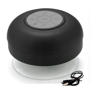Mini Caixa de Som com Bluetooth e Microfone Resistente à Àgua Cor Preto