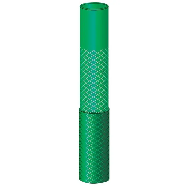 Mangueira Flex Tramontina Verde em PVC 3 Camadas 20 m com Engates Rosqueados e Esguicho
