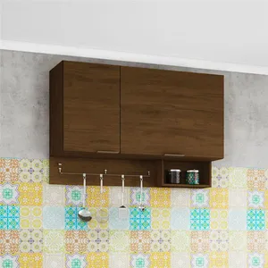 Armário Basculante Rubi com Suporte para Utensílios Bartira Grapia