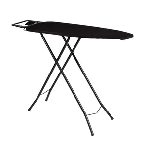 Mesa De Passar Roupa Preta Com Regulagem De Altura Mor