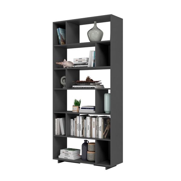 Estante Livreiro Piece Preta 90 cm