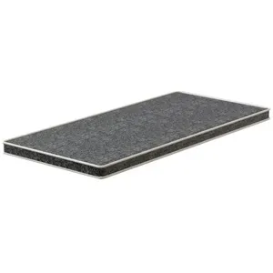 Colchonete de Solteiro Probel Guarda Costas Espuma D20 com Fitim Preto