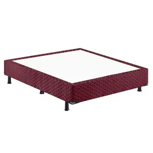 Base Box Casal Strong 38x138x188 cm Hellen Vermelho