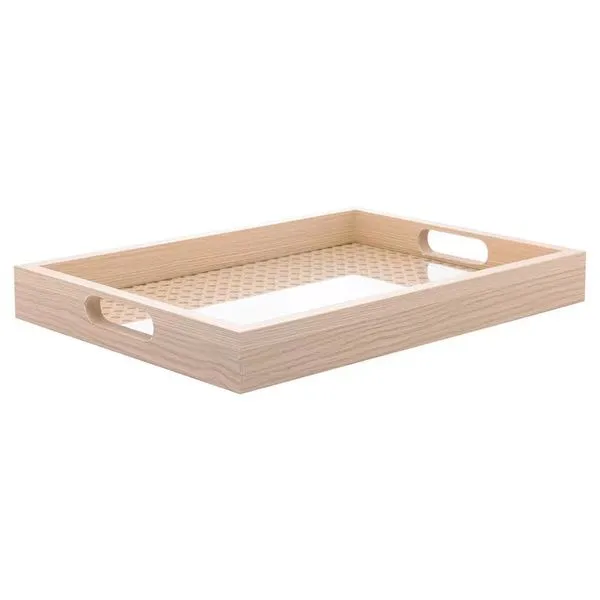 Bandeja Ret Mdf c Fundo Trelica 36,5x4x26,5 Lyor n/a