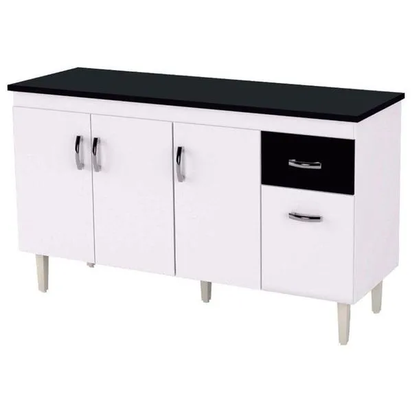 Balcão De Pia Gabriela 150 Cm Branco Flex - Ajl