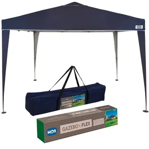 Tenda Gazebo Praia Dobravel Sanfonada 3x3 M Mor