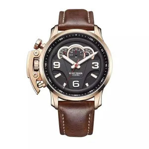 Relógio Reef Tiger 2105-YB Sapphire Crystal À prova de Água 7