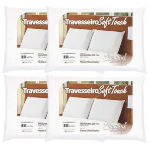 Travesseiros Soft Touch Plumasul 50 x 70 cm - 4 Unidades Branco