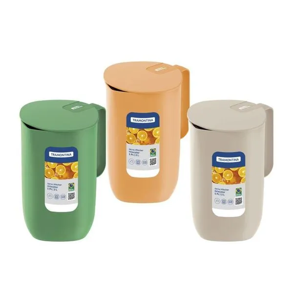 Jarra Tramontina Mixcolor 2L Polipropileno