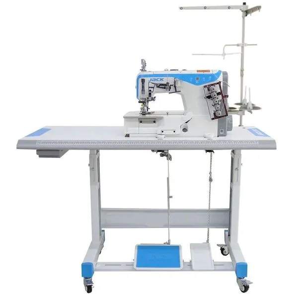 Galoneira Plana Fechada Direct Drive 3 Agulhas Jk-w4+m 110v