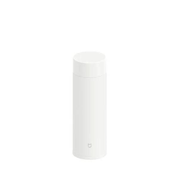 Garrafa Térmica Mijia Em Aco Inoxidavel, Branco