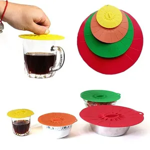 Kit Tampas Silicone De Sucção 4 Peças A Vacuo