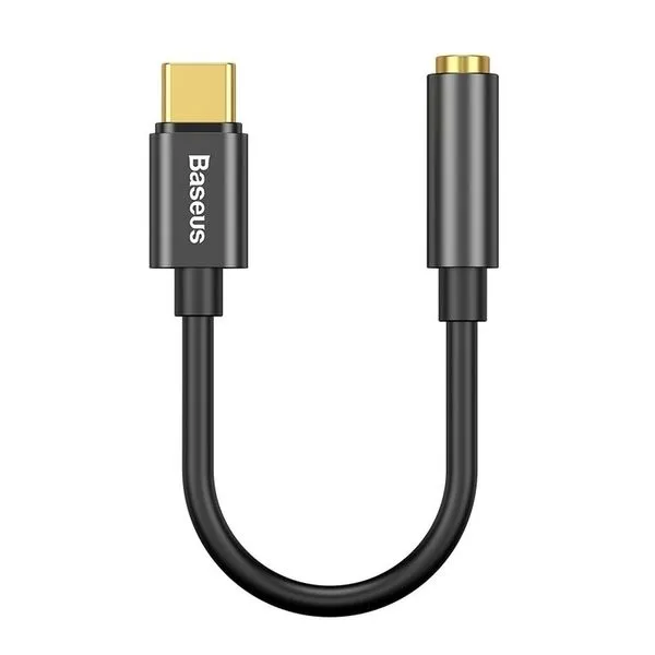 Adaptador de Fone De Ouvido USB Tipo C BASEUS MI 10 Preto