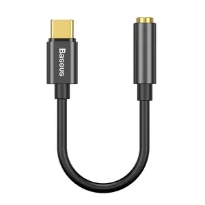 Adaptador de Fone De Ouvido USB Tipo C BASEUS MI 10 Preto