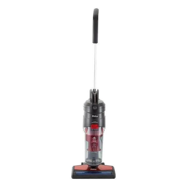 Aspirado de Pó Vertical Philco Power Clean PAS4000V 2000W Preto com Vermelho / 110V
