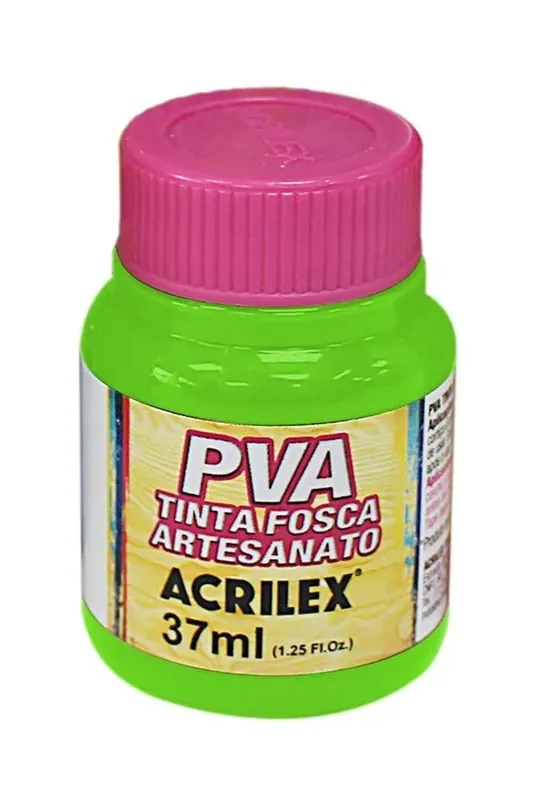 Tinta Pva Fosca para Artesanato 37ml Verde Folha