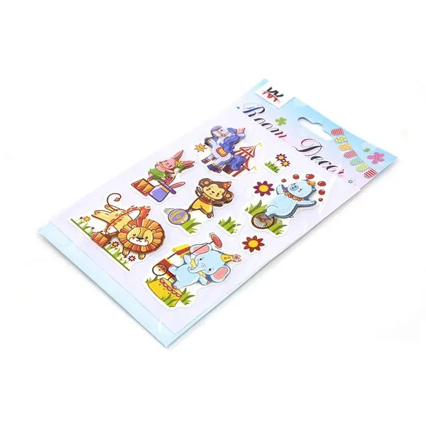 Adesivo de Papel Decorado Bichinhos