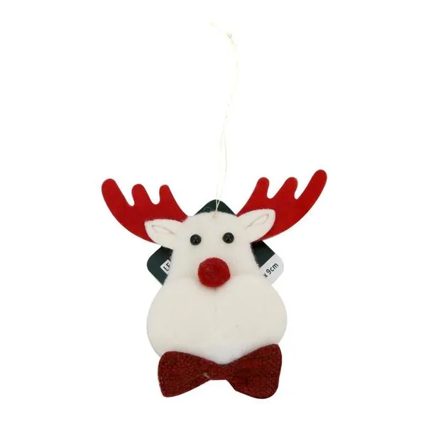 Enfeite de Natal Feltro Cazza Vermelho Sortido