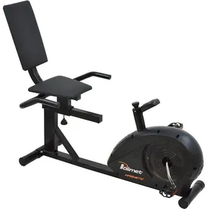 Bicicleta Ergométrica Horizontal Polimet BH-3800 Preto