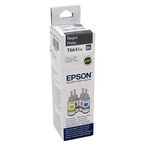Refil de Tinta - Epson 6641 - Preto - T664120 Bk
