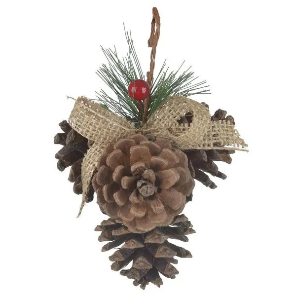 Pinha Decorativa 10Cm D&A Marrom Pinha Decorativa 10Cm D&A Marrom