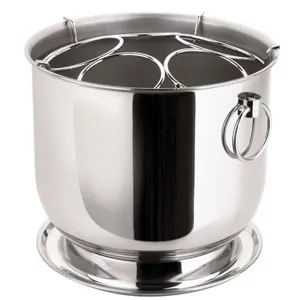 Champagneira Forma em Aço Inox para 5 Garrafas Inox