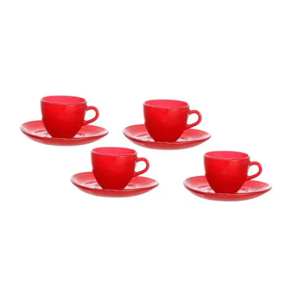 Jogo de Xícaras para Café Hauskraft Heart em Vidro 85 ml 4 Peças n/a