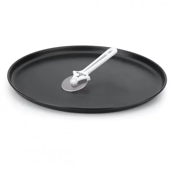Forma Para Pizza Multiflon Com Cortador 35cm Preto