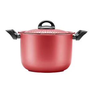 Espagueteira Brinox 5,5L em Alumínio Vermelho
