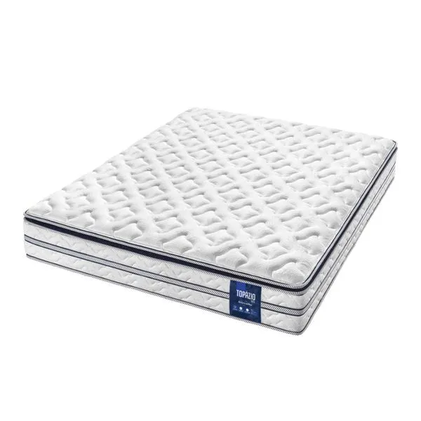 Colchão King Size AmericanFlex Topázio Gel com Pillow Top e Molas Ensacadas 30x193x203cm Branco