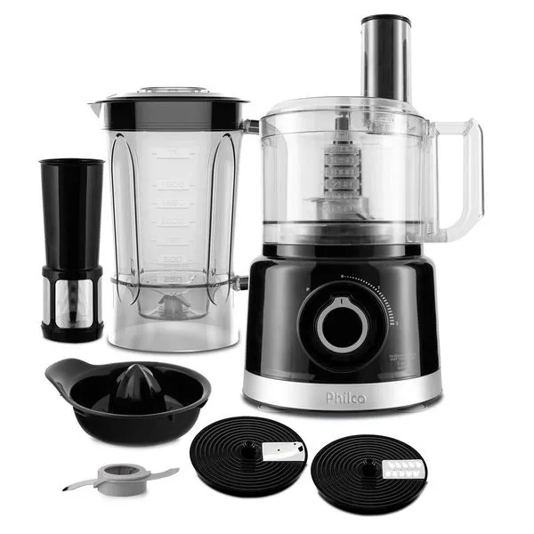 Multiprocessador Philco PMP1500P com Liquidificador e Espremedor